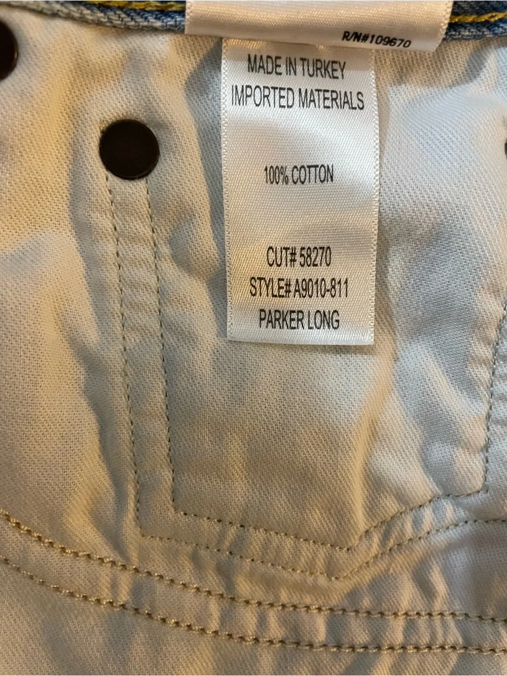 AGOLDE Parker Long Short in Swapmeet